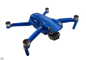 DJI AIR 2s - SKIN - Alu Blau gebürstet