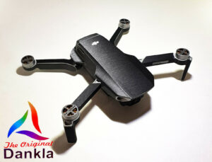 DJI MINI 2 - SKIN- ALU GRAU GEBÜRSTET/GREY BRUSHED- Decal - Wrap -  Folie - Foil