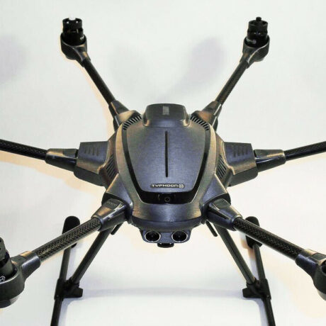 YUNEEC TYPHOON H 3 - SKIN - ALU GRAU GEBÜRSTET / Wrap / Decal / Foil