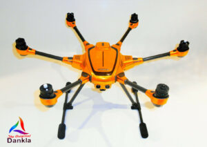 YUNEEC TYPHOON H - SKIN - METALLIC MANDARINE / Wrap / Decal / Folie/ Drohne